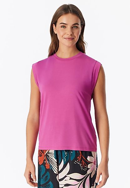 Schiesser Pyjamaoberteil "Mix + Relax" mit Rundhalsausschnitt, Modalmix günstig online kaufen