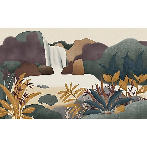 Komar Vliestapete Natura Fluens 400 cm x 250 cm günstig online kaufen