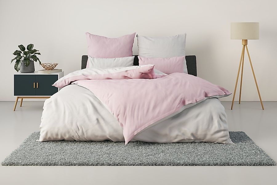 my home Wendebettwäsche DESNER2, Microfaser, 2 günstig online kaufen