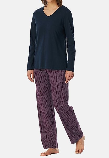 uncover by SCHIESSER Pyjama Nightwear (Set, 2 tlg) Schlafanzug - Baumwolle günstig online kaufen