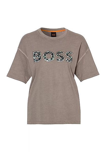 BOSS ORANGE T-Shirt "C Evina nevermind", mit BOSS-Logostickerei günstig online kaufen
