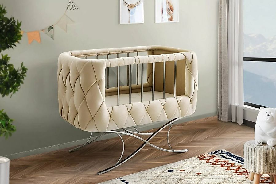Jabari Babybett Nesthäkchen, Kinderbett 70x120 cm Optional mit Matratze I H günstig online kaufen