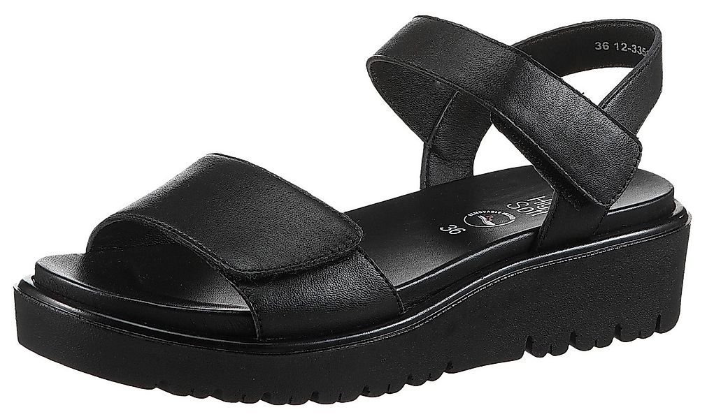 Ara BILBAO Sandalette, Sommerschuh, Sandale, Keilabsatz, Klett, Weite G (we günstig online kaufen