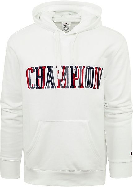 Champion Sweat Hoodie Logo Weiß - Größe L günstig online kaufen