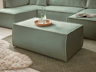 andas Hocker "FINNLEY, Polsterhocker in Bouclé, Struktur fein u. Mega Cord günstig online kaufen