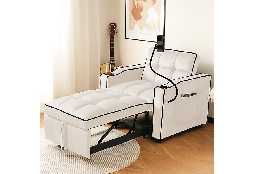 MODFU Schlafsofa 3-in-1 Ausziehbares Einzel-Schlafsofa, Liegestuhl, Schlafs günstig online kaufen