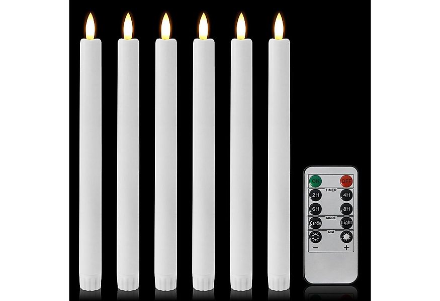 kisidus LED-Kerze LED Weihnachten Kerzen mit Fernbedienung 12pcs (Flammenlo günstig online kaufen