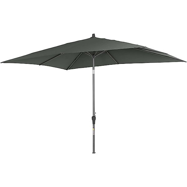 Siena Garden Marktschirm 300 cm x 200 cm Grün mit Kurbelmechanik günstig online kaufen