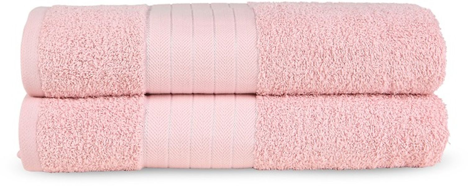 good morning Badetücher »Uni«, (Set, 2 St., 2 Badetücher (70x140 cm), Baumw günstig online kaufen