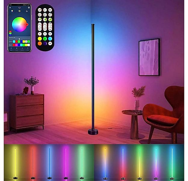 MUPOO LED Stehlampe LED-Stehleuchte Stehlampe,Smart LED Lightbar,Music Sync günstig online kaufen