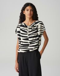 OPUS Print-Shirt SAPAYA aus fließender Viskose günstig online kaufen