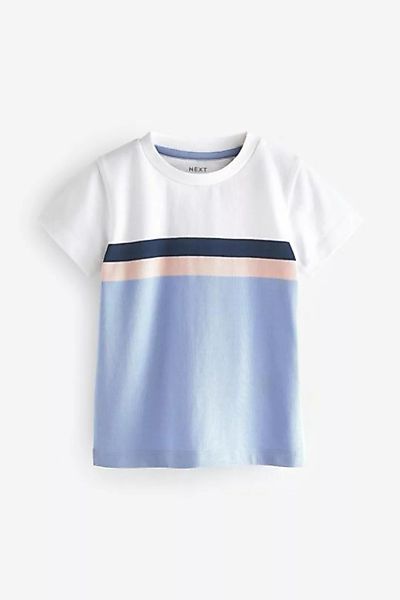 Next T-Shirt T-Shirt in Colourblock-Optik (1-tlg) günstig online kaufen