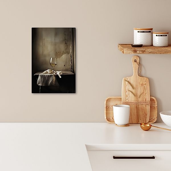OneMillionCanvasses® Leinwandbild Schleife - Beige - günstig online kaufen