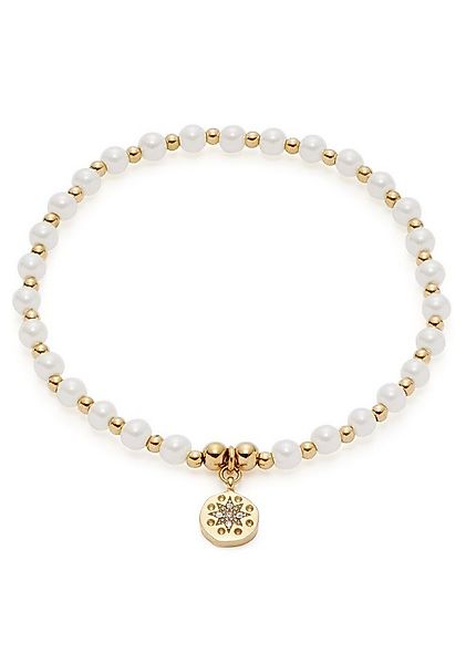CIAO! BY LEONARDO Armband Pelena gold CIAO, mit Kristallglas - mit Muschelk günstig online kaufen