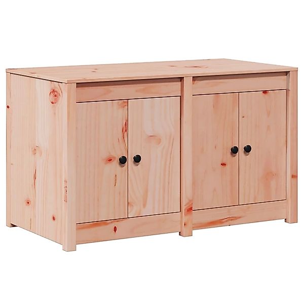 vidaXL Küchenschrank mit Tür Braun 106 x 55 x 64 cm Massivholz Kiefer 86818 günstig online kaufen