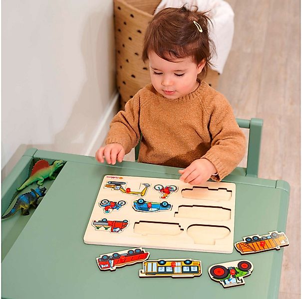 Eichorn Puzzle 9 Teile Kinder Puzzle Holz Fahrzeuge 100005485, Puzzleteile günstig online kaufen