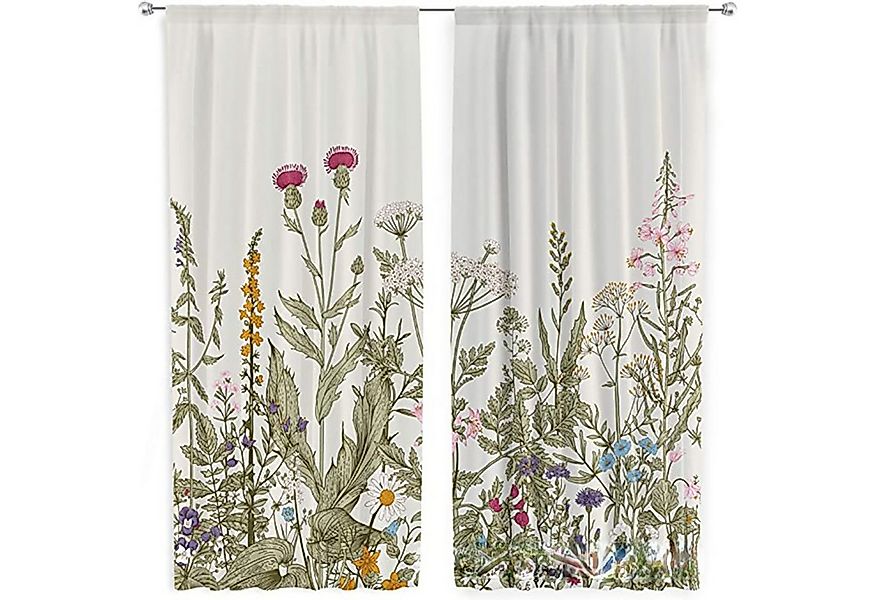 BYSURE Gardine (2 St), Scheibengardine Bistrogardine Küchengardinen 2er Set günstig online kaufen