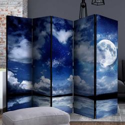 Spanischer Raumteiler mit Ozean und Vollmond Motiv modern günstig online kaufen