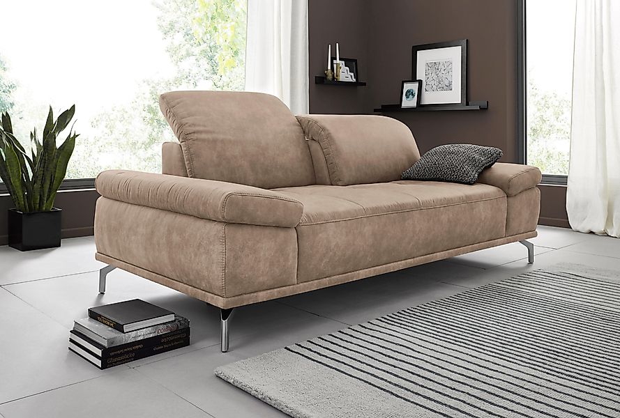 Places of Style 3-Sitzer "Caluna", mit Sitztiefen- und Kopfteilverstellung günstig online kaufen