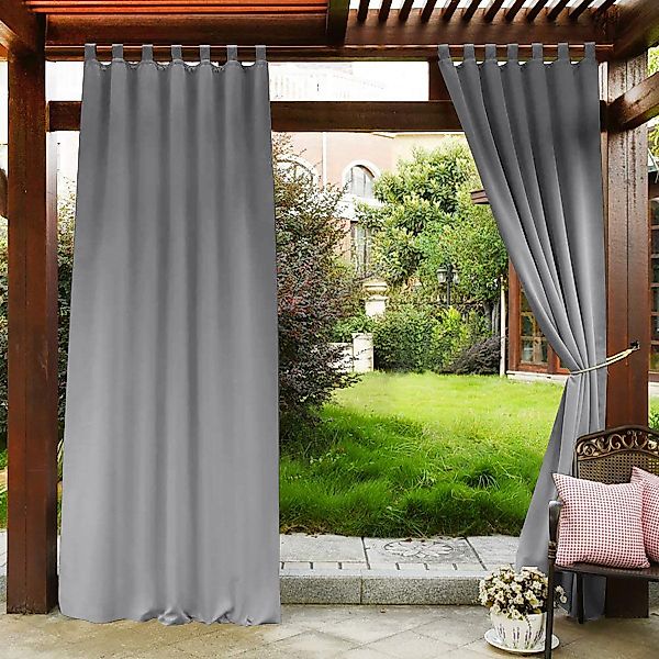Qelus Outdoorvorhang Blickdicht Vorhang Outdoor Wasserdicht günstig online kaufen