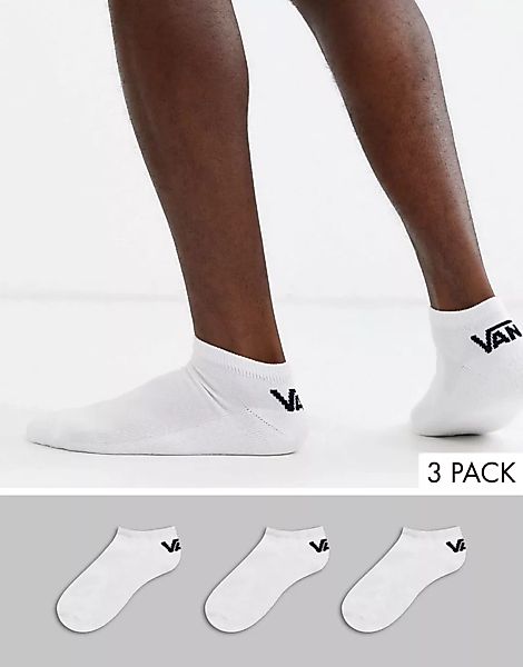 Vans – Classic Low – Weiße Socken, 3er-Pack günstig online kaufen