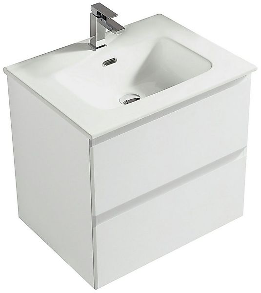 Alpenberger Waschtisch mit Unterschrank - Badmöbel Gäste WC Waschbecken mit günstig online kaufen