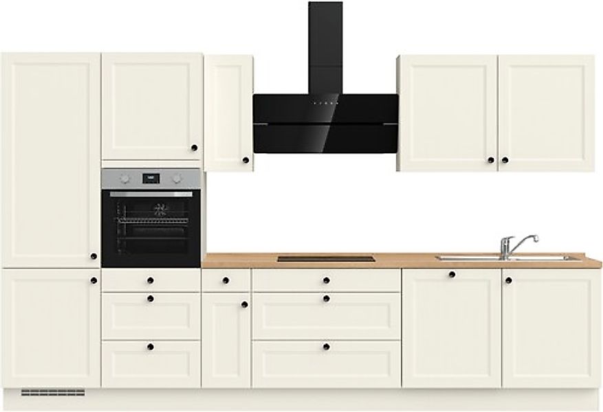 nobilia® Küchenzeile »"Cascada II"«, vormontiert, Breite 360 cm, Ausrichtun günstig online kaufen