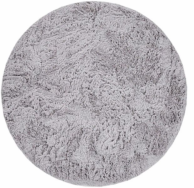 Paco Home Hochflor-Teppich Silky 591, rund, Höhe: 37 mm, Uni Farben, besond günstig online kaufen