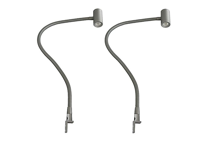 kalb Bettleuchte 3W LED Leseleuchte Flexleuchte Nachttischlampe Bettlampe L günstig online kaufen