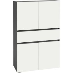 Home affaire Midischrank "Wisla" mit 4 Türen & 1 Schublade, Breite 76 cm, H günstig online kaufen