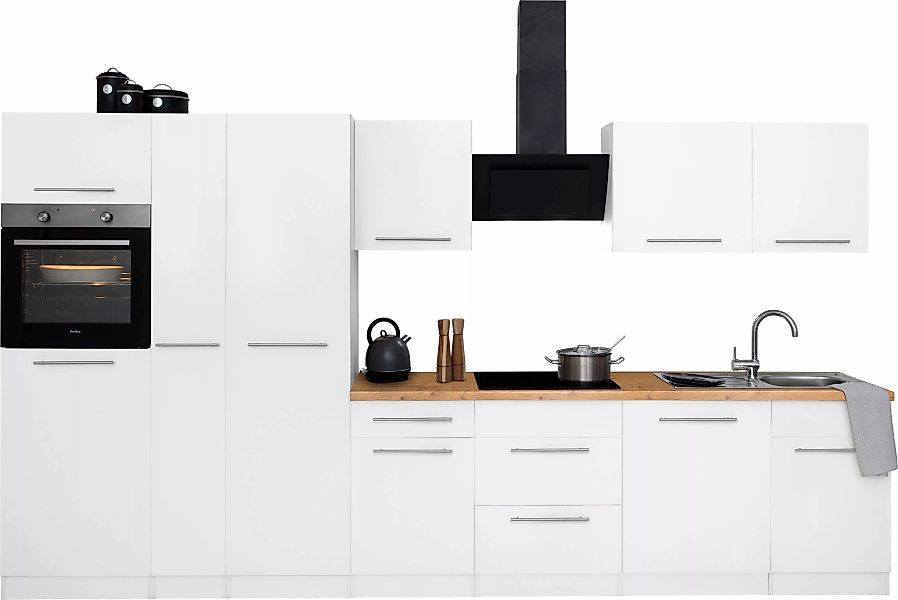 wiho Küchen Küchenzeile »Unna«, mit E-Geräten, Breite 360 cm günstig online kaufen