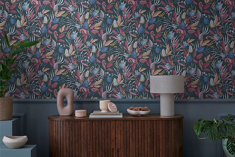 CosmoLiving by Cosmopolitan Vliestapete »Still Bloom – Florale Vliestapete« günstig online kaufen