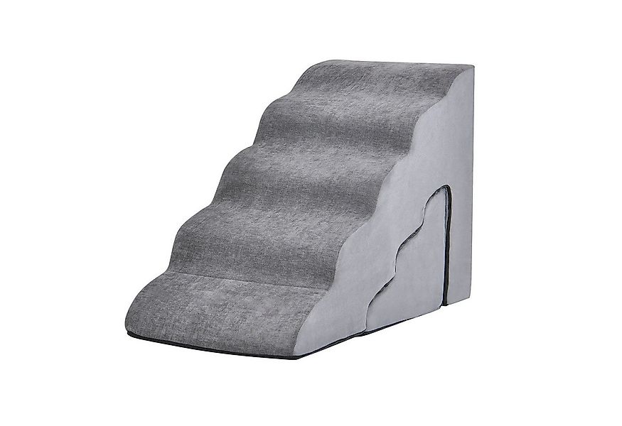 KOMFOTTEU Haustiertreppe Hundetreppe, mit 3/5-stufiger Rampe, für kleine Hu günstig online kaufen