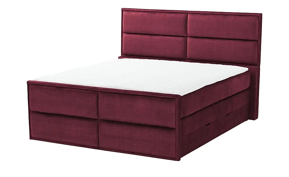 Boxspringbett mit Bettkasten Crocco ¦ rot ¦ Maße (cm): B: 157 H: 136 Betten günstig online kaufen