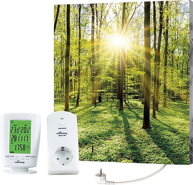 Marmony Infrarotheizung Motiv Wald, BxHxT: 50x60x2 cm, mit Fernbedienung un günstig online kaufen