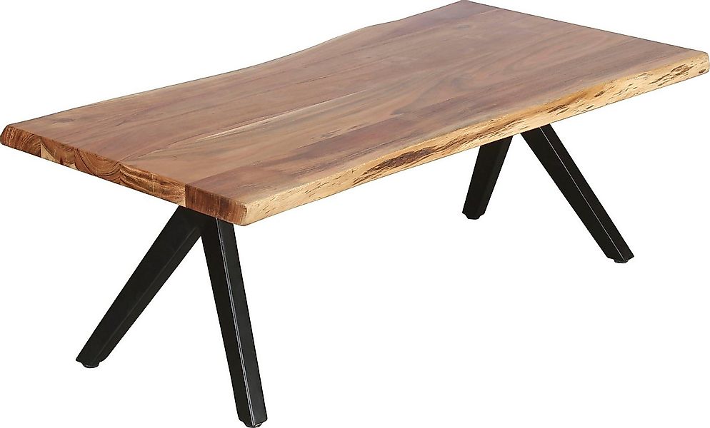 byLIVING Couchtisch Cheta, aus Massivholz Akazie 35mm, mit natürlicher Baum günstig online kaufen