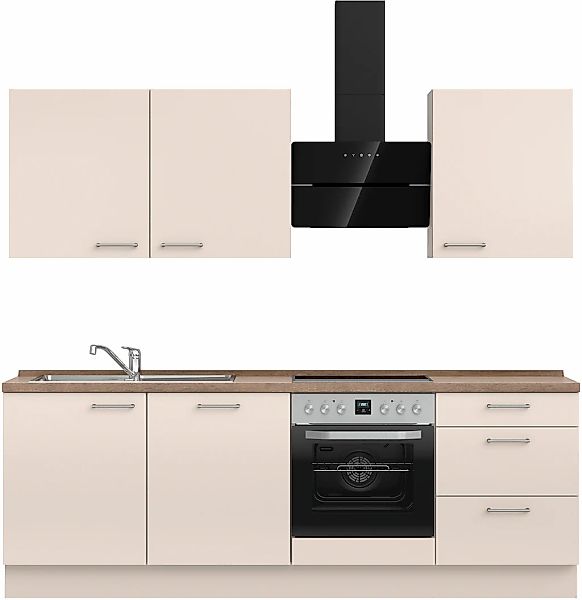 nobilia Küchenzeile ""Laser II", Ausrichtung wählbar, Breite 240 cm" vormon günstig online kaufen