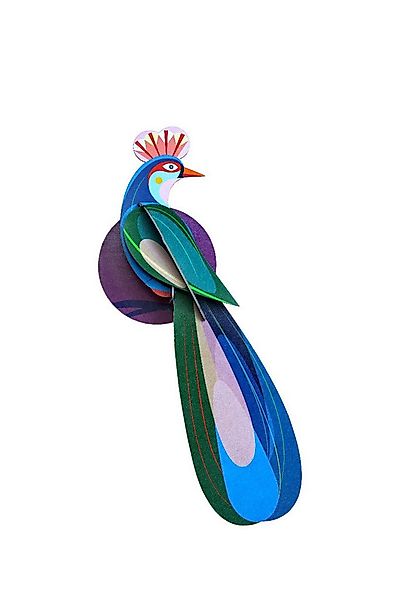 studio ROOF Wanddekoobjekt 3D Paradiesvogel Banda (1 St), Zum Zusammensteck günstig online kaufen