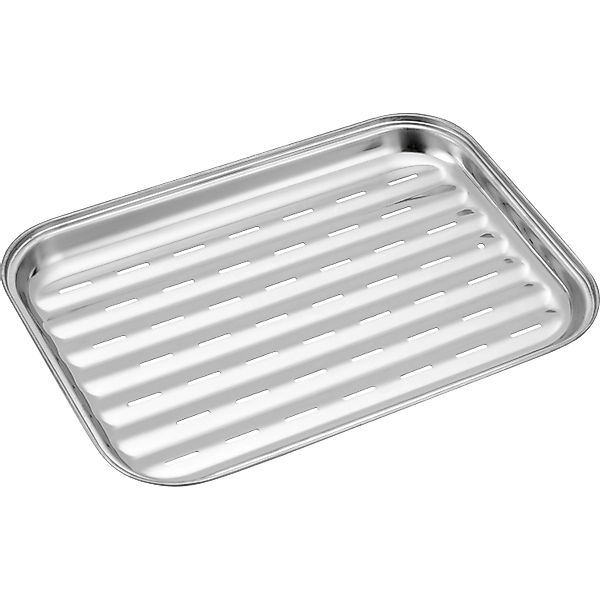 Jamestown-Grill Grillschale Edelstahl 24,5 cm x 34,5 cm x 2,5 cm günstig online kaufen