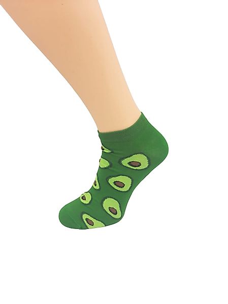 AbgeStrumpft Freizeitsocken AbgeStrumpft Avocado Sneaker (1 günstig online kaufen