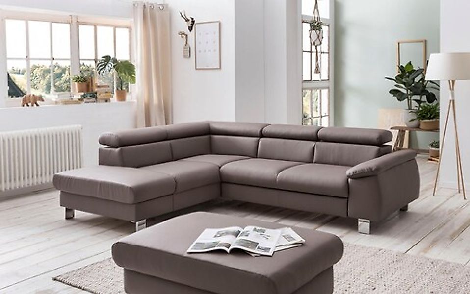 COTTA Polstergarnitur »Komaris L-Form«, (Set), Set bestehend aus: Ecksofa m günstig online kaufen