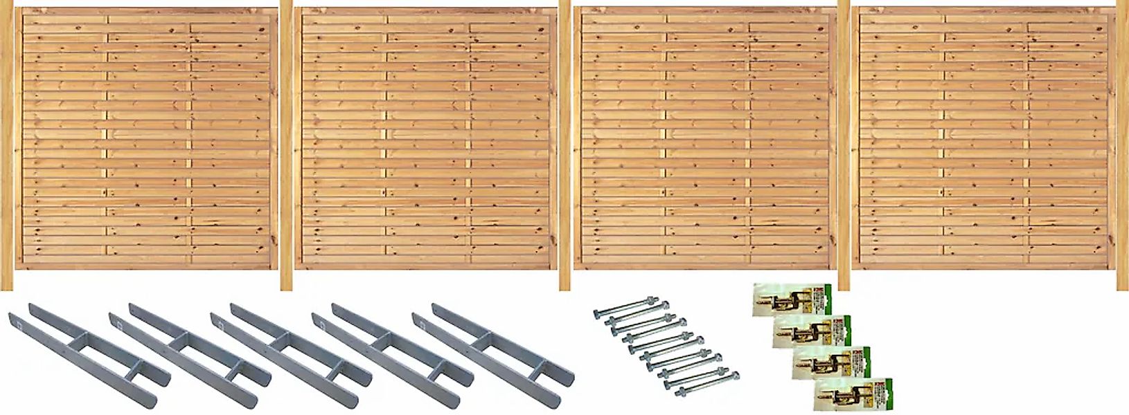 Tetzner & Jentzsch Sichtschutzelement "Las Vegas 2" kesseldruckimprägniert günstig online kaufen