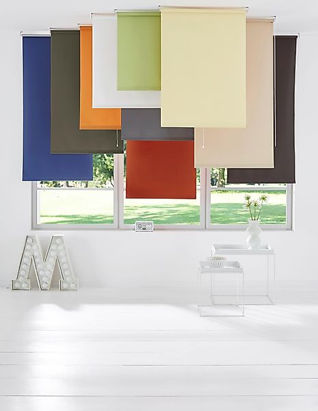 Seitenzugrollo Uni, sunlines, Lichtschutz, mit Bohren, günstig online kaufen