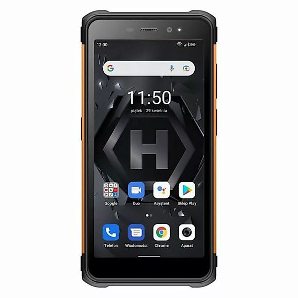 Hammer Iron 4 Smartphone 5,5-Zoll-Bildschirm, Wasserdicht Schwarz-Orange Sm günstig online kaufen