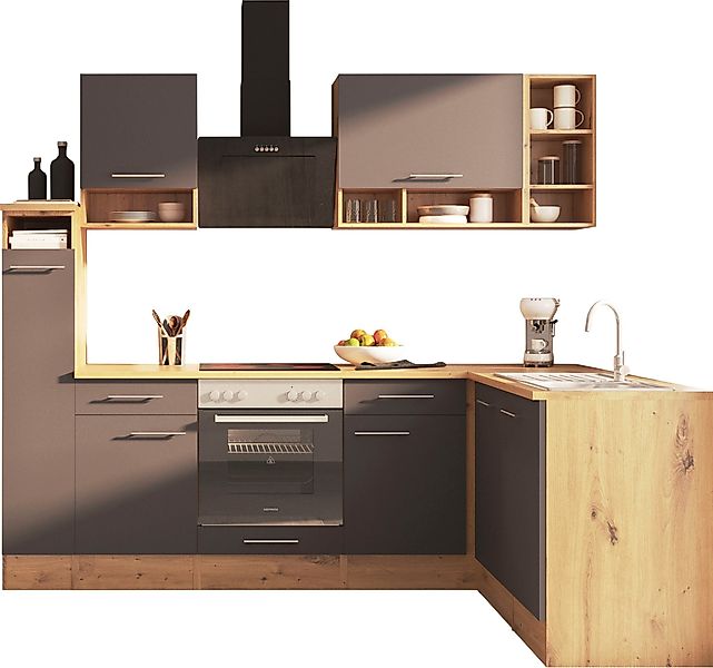 RESPEKTA Winkelküche "Hilde" Breite 250 cm, wechselseitig aufbaubar, exkl. günstig online kaufen