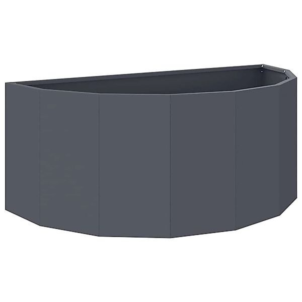 vidaXL Pflanzkübel Anthrazit 90 x 45 x 35 cm Stahl 883691 günstig online kaufen