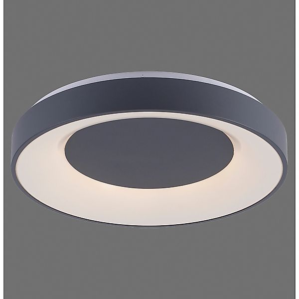 Just Light. LED-Deckenleuchte Lolasmart-Anika Schwarz App-steuerbar Ø 48 cm günstig online kaufen