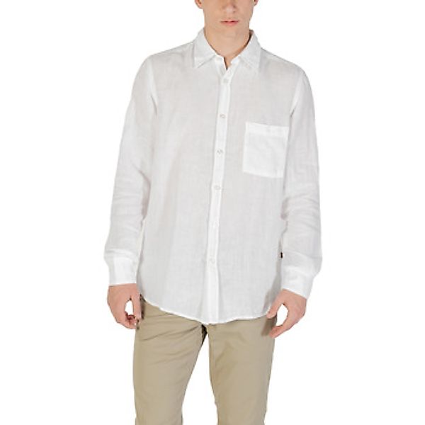 BOSS ORANGE Leinenhemd Relegant mit Markenlabel günstig online kaufen