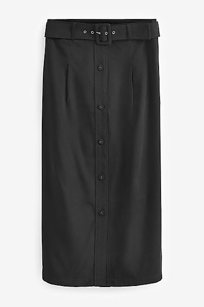 Next Midirock Eleganter Midirock mit Gürtel, günstig online kaufen