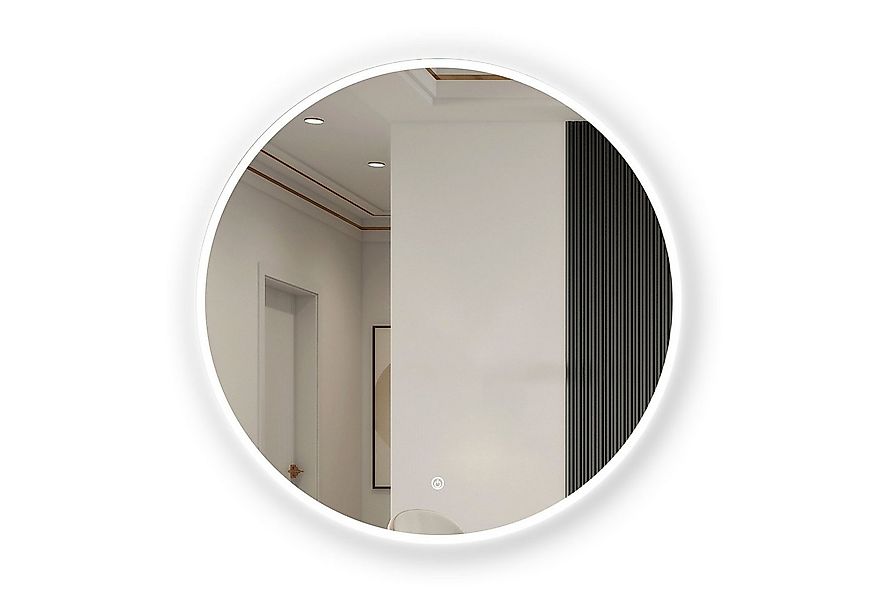 duschspa Badspiegel Badezimmerspiegel Rund Spiegel mit LED Beleuchtung, Φ 4 günstig online kaufen